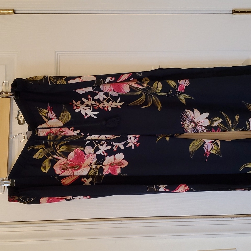 Floral flowy pants